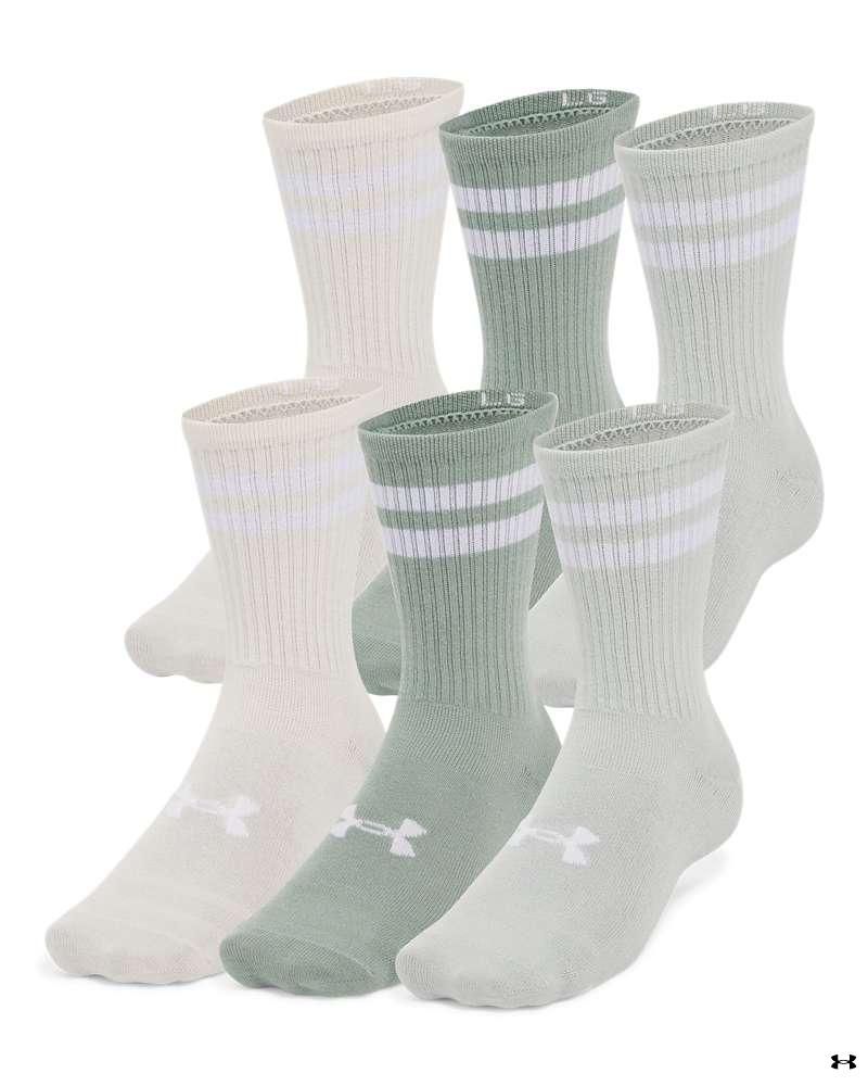 UA Essential Unisex 6-Pack Crew Socks