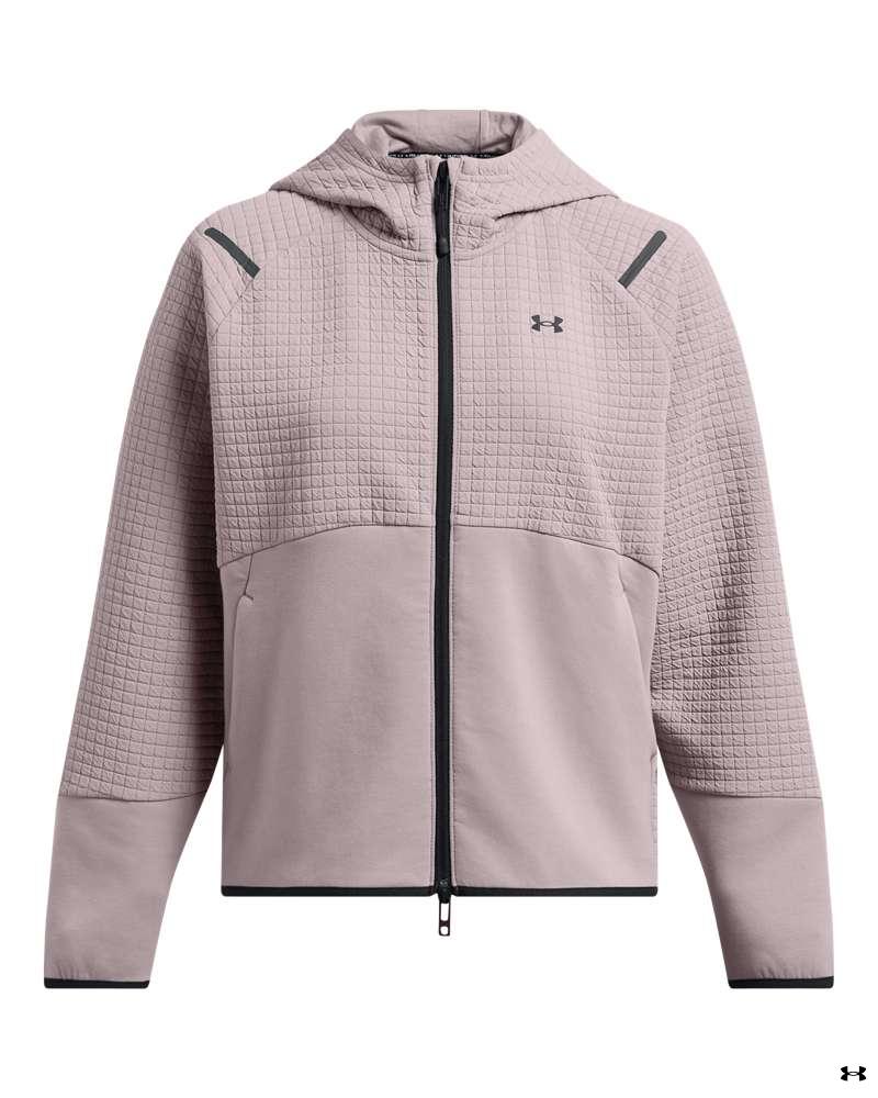 Women's UA Unstoppable Fleece Grid Full Zip Long Sleeve Hoodie