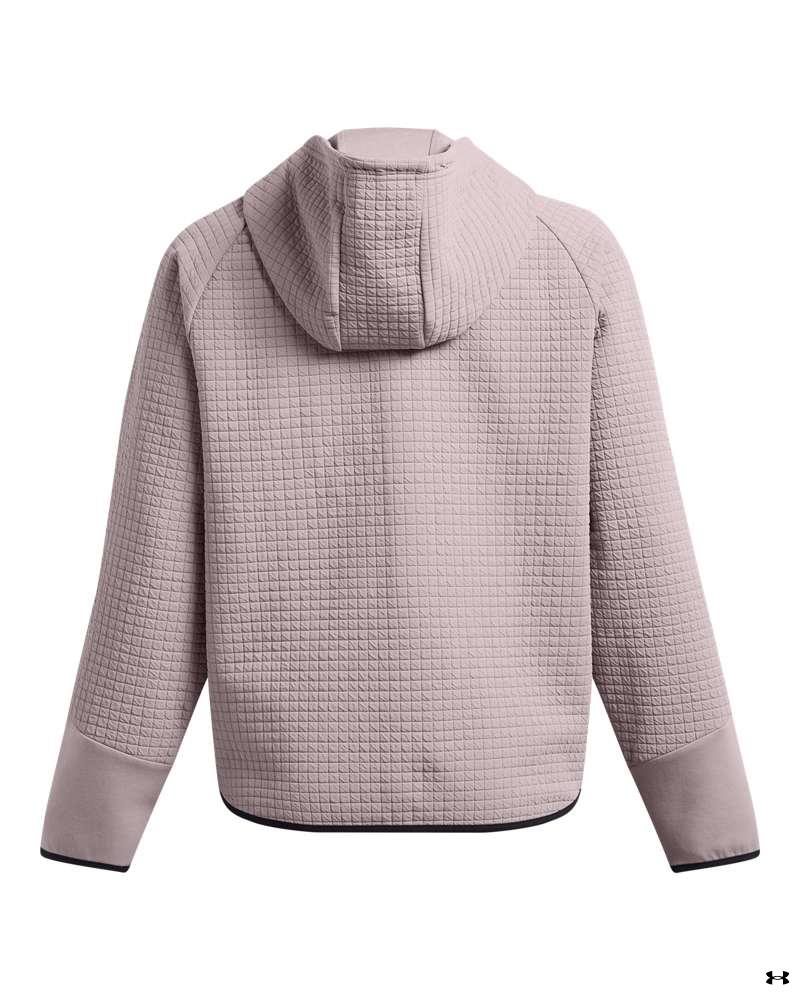 Women's UA Unstoppable Fleece Grid Full Zip Long Sleeve Hoodie