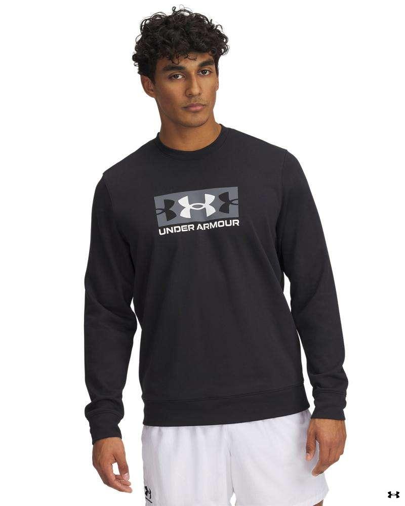 UA RIVAL TERRY LOGO CREW Q2