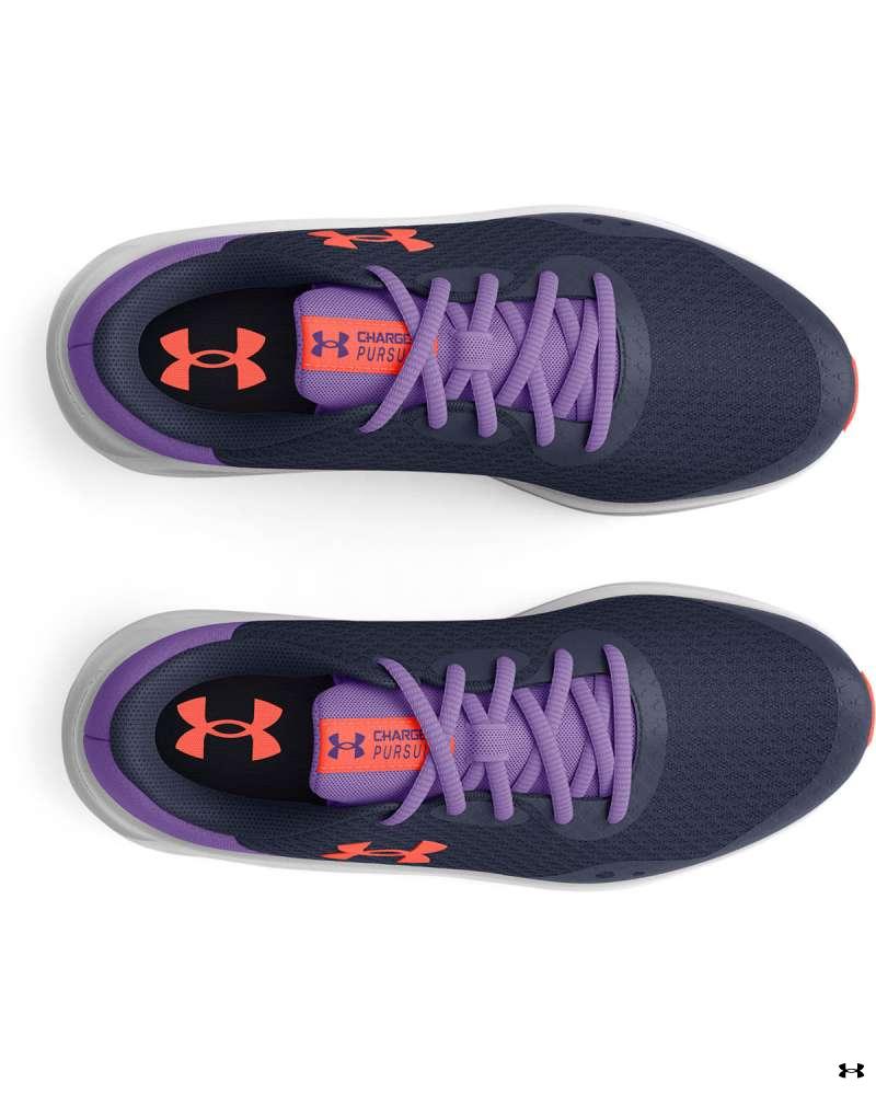 Girls' Grade School UA Charged Pursuit 3 Running Shoes 