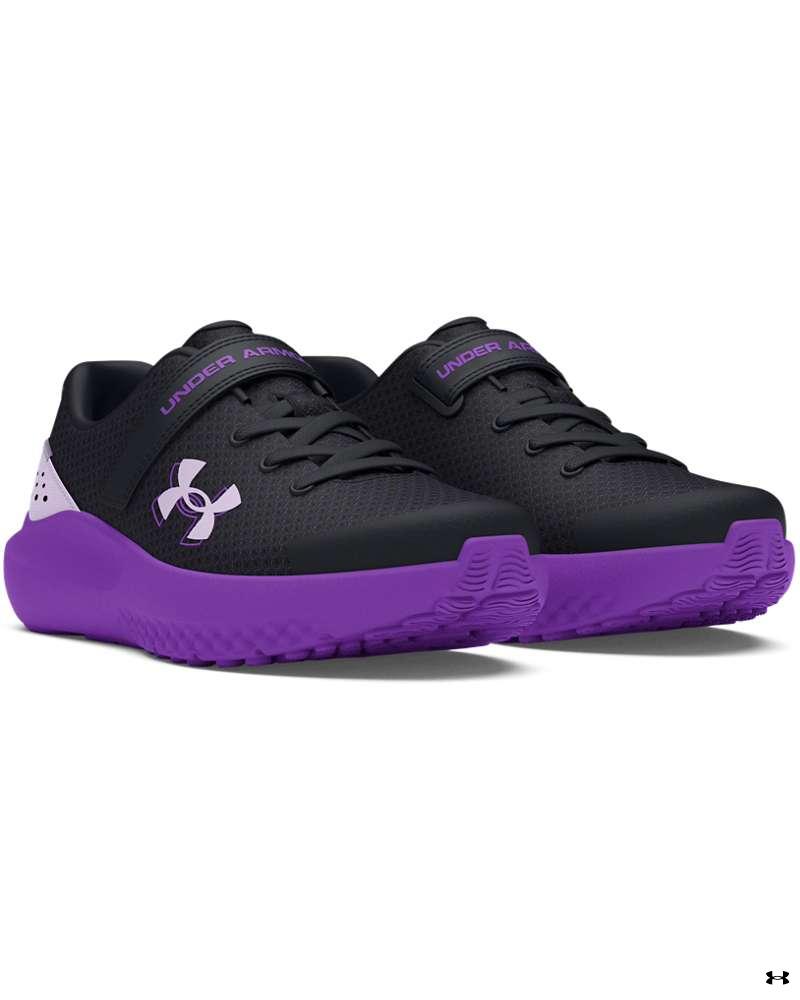 Girls' Pre-School UA Surge 4 AC Running Shoes