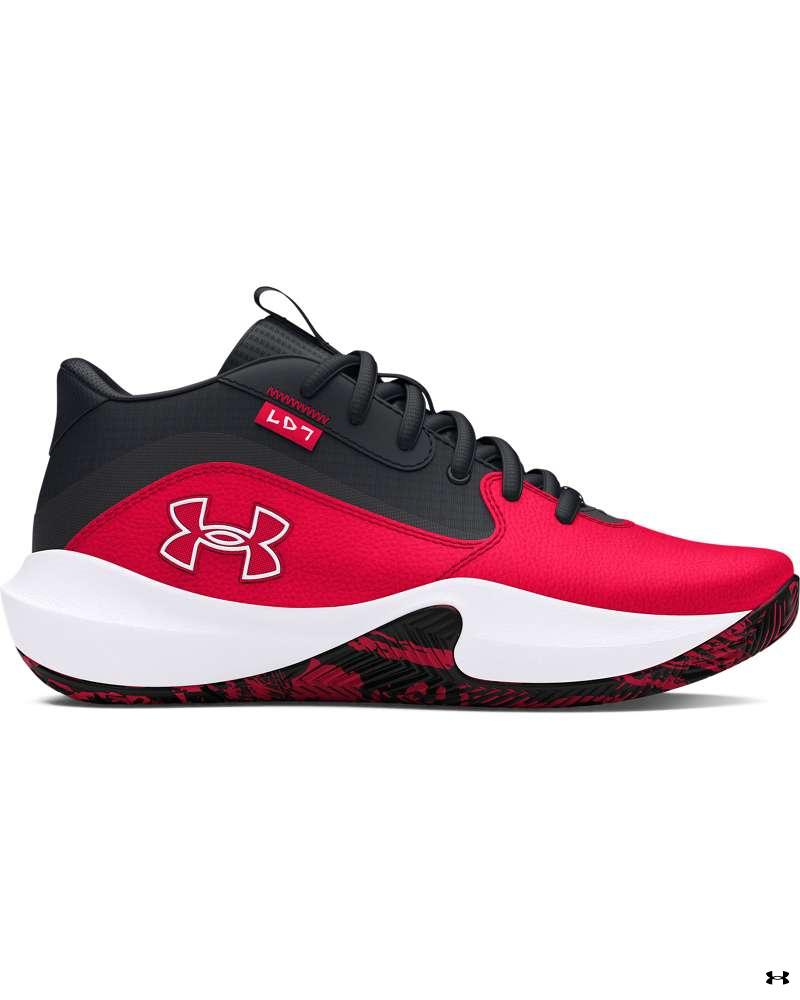UA Lockdown 7 Grade School Basketball Shoes 