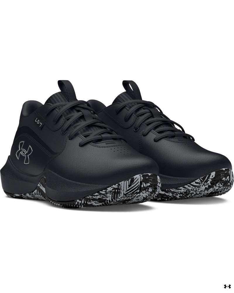 UA Lockdown 7 Grade School Basketball Shoes 