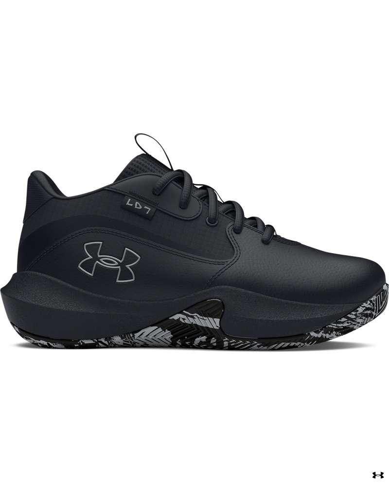 UA Lockdown 7 Grade School Basketball Shoes 