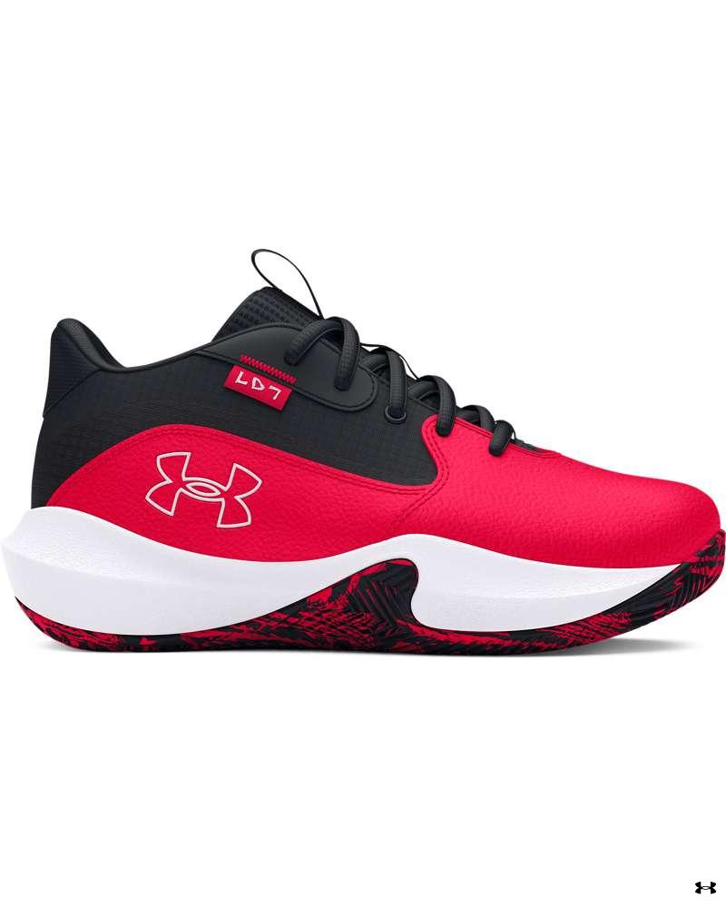 UA Lockdown 7 Grade School Basketball Shoes 