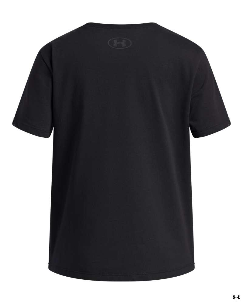UA Rival Shimmer Girls' Short Sleeve