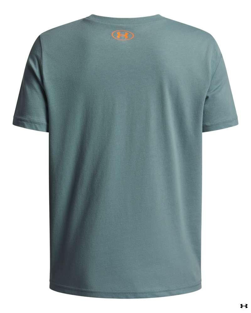 UA Overlay Wordmark Boys' Short Sleeve