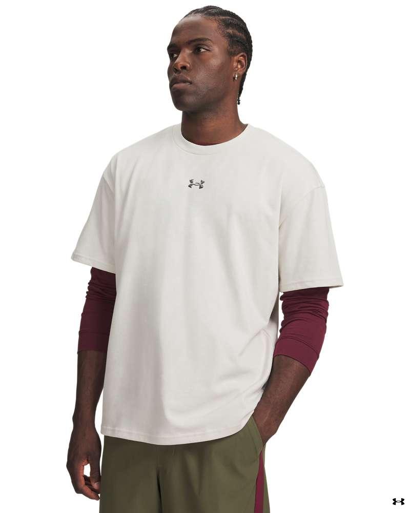 UA M Hwt Metal Logo SS 
