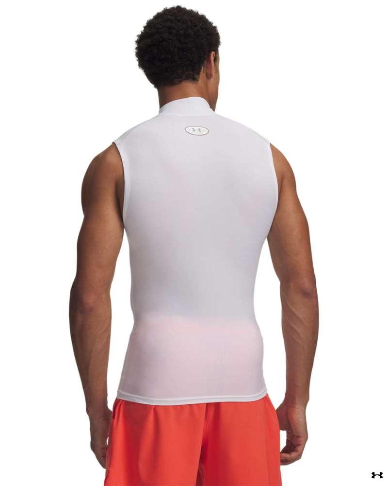 UA HG Elite Sleeveless Mock 